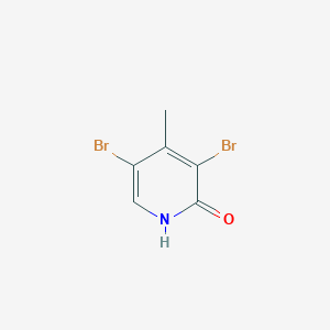 molecular formula C6H5Br2NO B1587249 3,5-二溴-2-羟基-4-甲基吡啶 CAS No. 89581-53-3