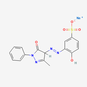 molecular formula C16H14N4O5S B1587256 MORDANT ORANGE 37 CAS No. 6441-98-1