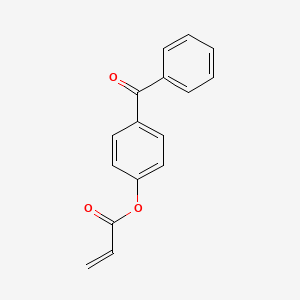 molecular formula C16H12O3 B1587257 4-Benzoylphenyl acrylate CAS No. 22535-49-5