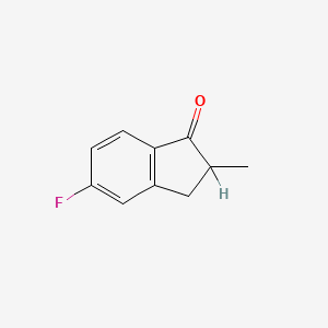 molecular formula C10H9FO B1587259 5-Fluoro-2-methylindan-1-one CAS No. 41201-58-5