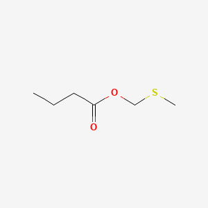 molecular formula C6H12O2S B1587262 Methylthiomethyl butyrate CAS No. 74758-93-3