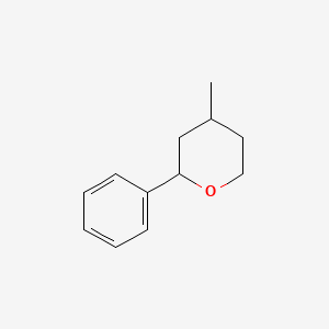 molecular formula C12H16O B1587265 Tetrahydro-4-methyl-2-phenyl-2H-pyran CAS No. 94201-73-7