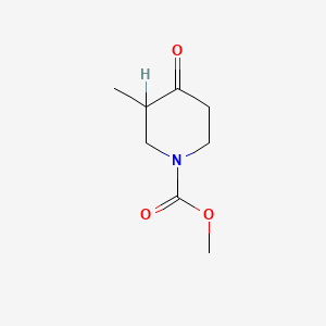 molecular formula C8H13NO3 B1587267 Methyl 3-methyl-4-oxopiperidine-1-carboxylate CAS No. 31633-72-4