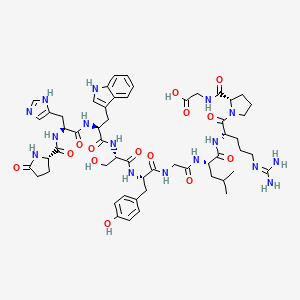 molecular formula C55H74N16O14 B1587276 LHRH (free acid) CAS No. 35263-73-1