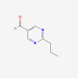 molecular formula C8H10N2O B1587277 2-Propylpyrimidine-5-carbaldehyde CAS No. 876890-38-9