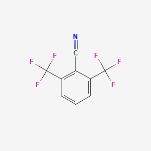 molecular formula C9H3F6N B1587282 2,6-Bis(trifluoromethyl)benzonitrile CAS No. 25753-25-7
