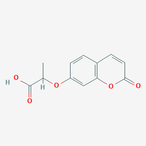 2-[(2-Oxo-2H-chromen-7-YL)oxy]propanoic acid