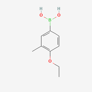 molecular formula C9H13BO3 B1587291 4-Ethoxy-3-methylphenylboronic acid CAS No. 850568-08-0