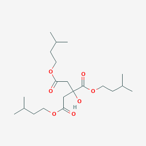 molecular formula C21H38O7 B158730 Triisopentyl citrate CAS No. 1793-10-8