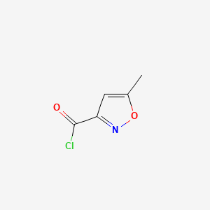 molecular formula C5H4ClNO2 B1587302 5-甲基异噁唑-3-羰基氯 CAS No. 39499-34-8