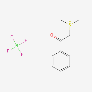 molecular formula C10H13BF4OS B1587306 Dimethylphenacylsulfonium Tetrafluoroborate CAS No. 24806-57-3