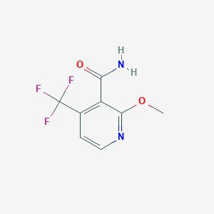 molecular formula C8H7F3N2O2 B1587309 2-Methoxy-4-(trifluoromethyl)pyridine-3-carboxamide CAS No. 175277-68-6