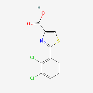 molecular formula C10H5Cl2NO2S B1587310 2-(2,3-二氯苯基)-1,3-噻唑-4-羧酸 CAS No. 257876-07-6