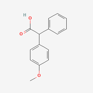 molecular formula C15H14O3 B1587313 2-(4-Methoxyphenyl)-2-phenylacetic acid CAS No. 21749-83-7