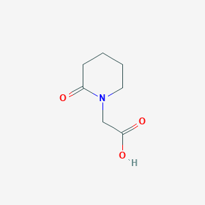 molecular formula C7H11NO3 B1587314 (2-Oxopiperidin-1-yl)acetic acid CAS No. 72253-28-2