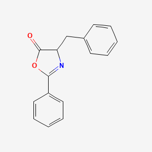 molecular formula C16H13NO2 B1587327 4-苄基-2-苯基-2-噁唑烷-5-酮 CAS No. 5874-61-3