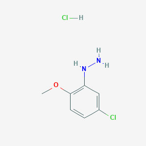 molecular formula C7H10Cl2N2O B1587331 5-Chloro-2-methoxyphenylhydrazine hydrochloride CAS No. 5446-16-2