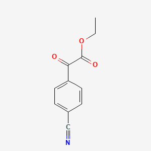 molecular formula C11H9NO3 B1587335 Ethyl 4-cyanobenzoylformate CAS No. 302912-31-8