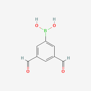molecular formula C8H7BO4 B1587340 (3,5-diformylphenyl)boronic Acid CAS No. 480424-62-2