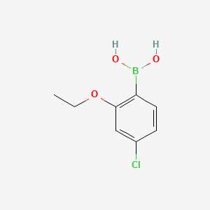 molecular formula C8H10BClO3 B1587342 4-Chloro-2-ethoxyphenylboronic acid CAS No. 850568-80-8