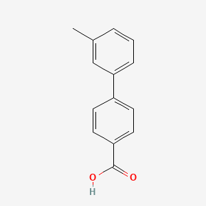 molecular formula C14H12O2 B1587343 4-(3-Methylphenyl)benzoic acid CAS No. 5728-33-6