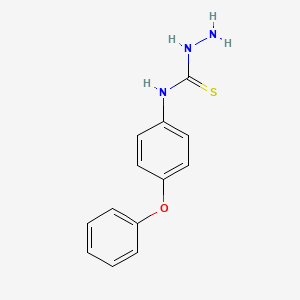 molecular formula C13H13N3OS B1587344 4-(4-Phenoxyphenyl)-3-thiosemicarbazide CAS No. 206761-85-5