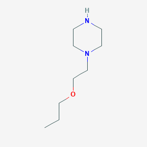 molecular formula C9H20N2O B1587345 1-(2-Propoxyethyl)piperazine CAS No. 741667-07-2