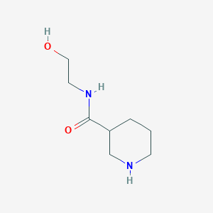 molecular formula C8H16N2O2 B1587347 N-(2-hydroxyethyl)piperidine-3-carboxamide CAS No. 496057-54-6