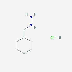 molecular formula C7H17ClN2 B1587348 (Cyclohexylmethyl)hydrazine hydrochloride CAS No. 3637-58-9