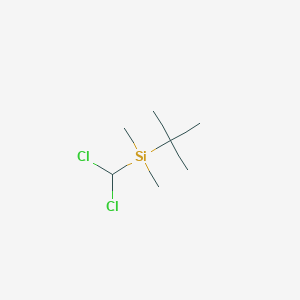 molecular formula C7H16Cl2Si B1587358 tert-Butyl(dichloromethyl)dimethylsilane CAS No. 138983-08-1