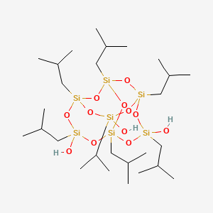 1,3,5,7,9,11,14-Heptaisobutyltricyclo[7.3.3.15,11]heptasiloxane-endo-3,7,14-triol