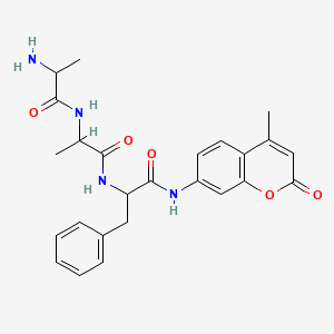 molecular formula C25H28N4O5 B1587368 Ala-Ala-Phe-AMC CAS No. 62037-41-6