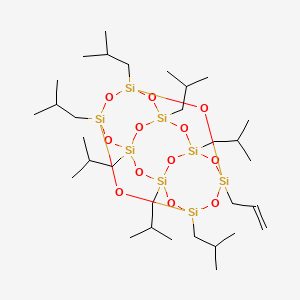 molecular formula C31H68O12Si8 B1587375 PSS-Allyl-Heptaisobutyl substituted CAS No. 351003-00-4