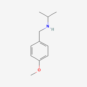 B1587386 n-(4-Methoxybenzyl)propan-2-amine CAS No. 70894-74-5