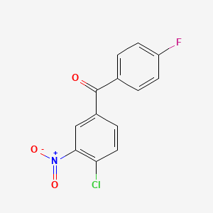 molecular formula C13H7ClFNO3 B1587389 4-Chloro-4'-fluoro-3-nitrobenzophenone CAS No. 31431-16-0