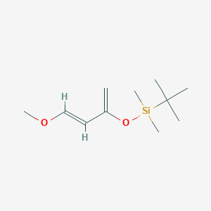 molecular formula C11H22O2Si B1587404 Tert-butyl-(4-methoxybuta-1,3-dien-2-yloxy)-dimethylsilane CAS No. 98066-22-9
