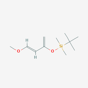 molecular formula C11H22O2Si B1587404 反式-3-(叔丁基二甲基硅氧基)-1-甲氧基-1,3-丁二烯 CAS No. 98066-22-9