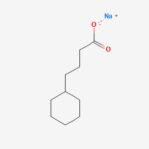 B1587406 Cyclohexanebutanoic acid, sodium salt CAS No. 61886-29-1