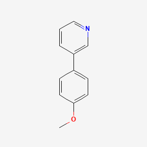 molecular formula C12H11NO B1587408 3-(4-Methoxyphenyl)pyridine CAS No. 5958-02-1
