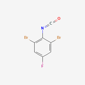 molecular formula C7H2Br2FNO B1587415 2,6-Dibromo-4-fluorophenyl isocyanate CAS No. 76393-18-5
