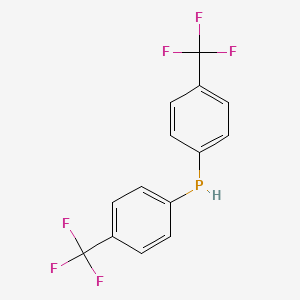 molecular formula C14H9F6P B1587421 Bis(4-trifluoromethylphenyl)phosphine CAS No. 99665-68-6