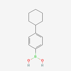 molecular formula C12H17BO2 B1587430 4-环己基苯硼酸 CAS No. 374538-04-2