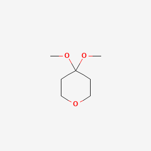 molecular formula C7H14O3 B1587438 4,4-Dimethoxy-tetrahydro-4H-pyran CAS No. 28218-71-5