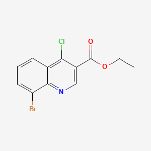 molecular formula C12H9BrClNO2 B1587442 Ethyl 8-bromo-4-chloroquinoline-3-carboxylate CAS No. 206258-97-1