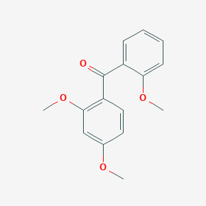 molecular formula C16H16O4 B1587445 2,2',4-Trimethoxybenzophenone CAS No. 33077-87-1