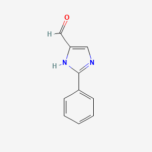 molecular formula C10H8N2O B1587446 2-Phenyl-1H-imidazole-4-carbaldehyde CAS No. 68282-47-3