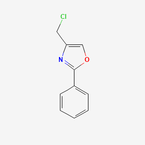 molecular formula C10H8ClNO B1587447 4-Chloromethyl-2-phenyl-oxazole CAS No. 30494-97-4