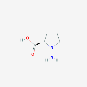 molecular formula C5H10N2O2 B158746 1-Aminoproline CAS No. 10139-25-0