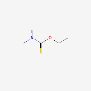 molecular formula C5H11NOS B1587485 Carbamothioic acid, methyl-, O-(1-methylethyl) ester CAS No. 20753-31-5
