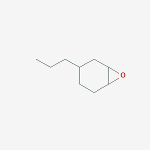 molecular formula C9H16O B158749 3-Propyl-7-oxabicyclo[4.1.0]heptane CAS No. 132031-97-1